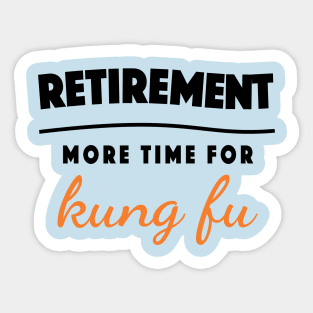 Retirement Gift Retired Elderly Party Kung Fu Sticker